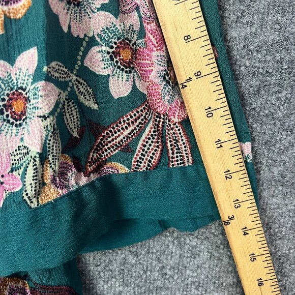 NWT Maurices Women Top Large Wrap Ruffles Bell Sleeve Floral Bell Sleeve Blouse - Picture 7 of 9